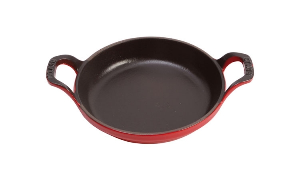 Staub Auflaufform rund  16 cm kirsche