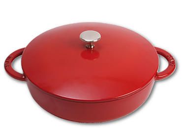 Staub Schmortopf Kochtopf Bräter mit Deckel 28 cm kirsche