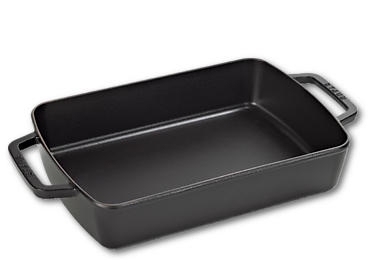 Staub Auflaufform 30 x 20 cm schwarz