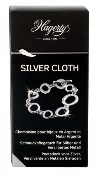 Hagerty Silver Cloth - Silberschmuck Reinigungstuch 30 x 36 cm