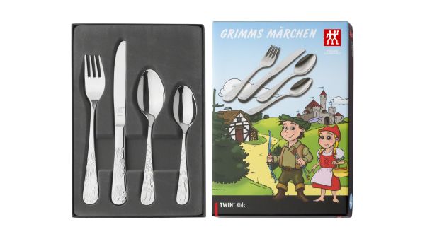 Zwilling Grimms Märchen4-tlg. Kinderbesteck 215 x 150 x 25 mm