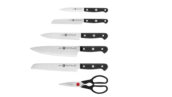 ZWILLING Gourmet Selbstschärfender Messerblock, 7-tlg Braun Chocolate Braun