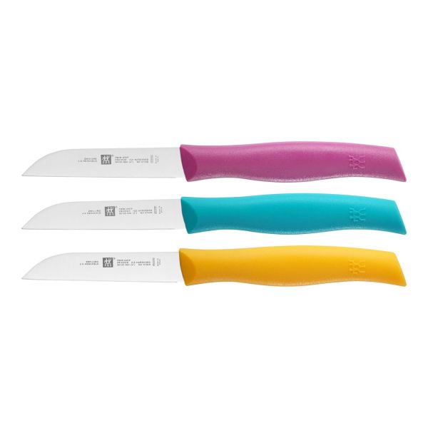 ZWILLING Küchenmesser TWIN Grip Messerset 3-tlg, Gemischte Farben korrosionsbeständig