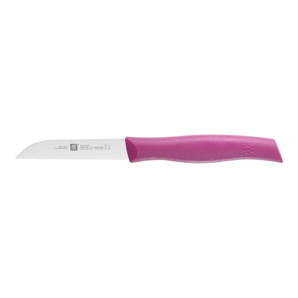 ZWILLING TWIN Grip Gemüsemesser 8 cm, Pink Edelstahl eisgehärtete Klinge