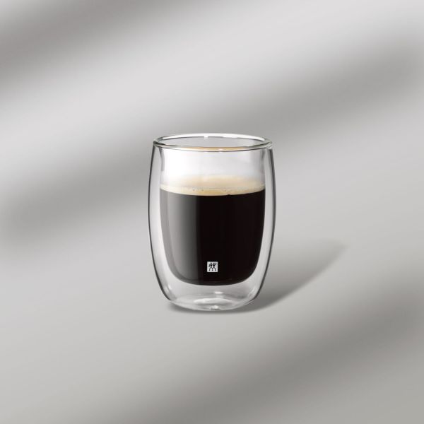 ZWILLING Sorrento Doppelwandiges Glas Kaffeeglas 200 ml / 2-tlg