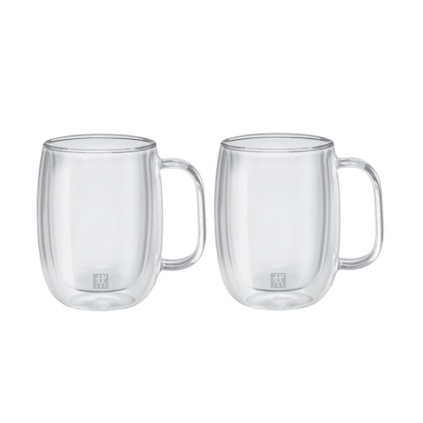 ZWILLING Sorrento Plus Kaffeeglasset, 350 ml / 2-tlg hochwertiges Borosilikatglas