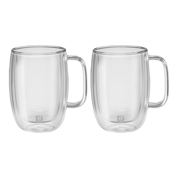 ZWILLING Sorrento Plus Latte Macchiato Glasset, 450 ml / 2-tlg hochwertiges  Borosilikatglas