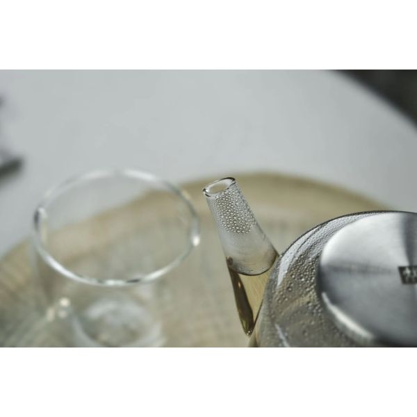 ZWILLING Sorrento Teekanne mit Stövchen, 800 ml Transparent hochwertiges  Borosilikatglas