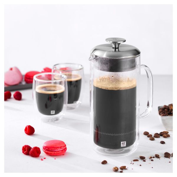 ZWILLING Sorrento Plus Kaffeezubereiter 750 ml, Borosilikatglas  Kaffee länger warm