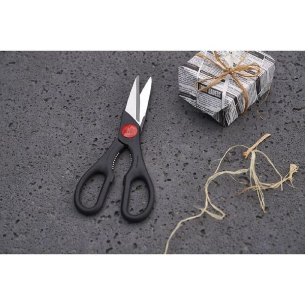 Zwilling Vielzweckschere 20 cm, Edelstahl schwarz Haushaltsschere Küchenschere Scheren