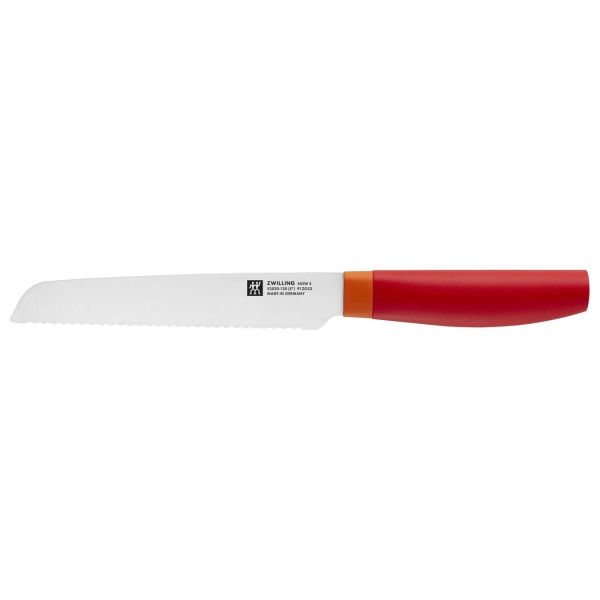 ZWILLING Now S Messerblockset 8-tlg, Rot Eisgehärtete FRIODUR Klingen Spezialstahl