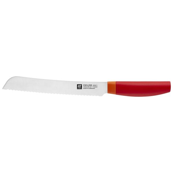 ZWILLING Now S Messerblockset 8-tlg, Rot Eisgehärtete FRIODUR Klingen Spezialstahl