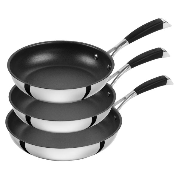 ZWILLING Poletto Bratpfannenset 3-tlg Edelstahl Edles Hochwertiges Set