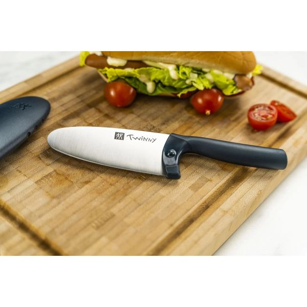 ZWILLING TWINNY Kinderkochmesser 10 cm, Blau  Edelstahl  ab 3 Jahren geeignet