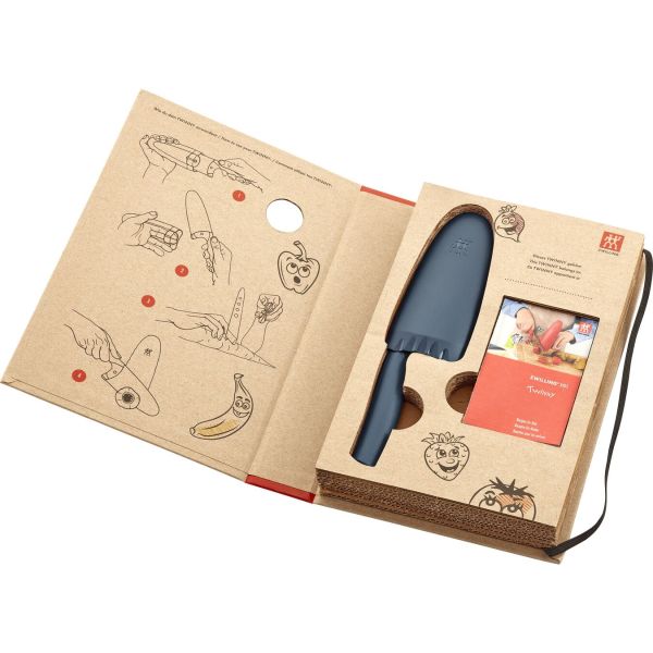 ZWILLING TWINNY Kinderkochmesser 10 cm, Blau Edelstahl ab 3 Jahren geeignet
