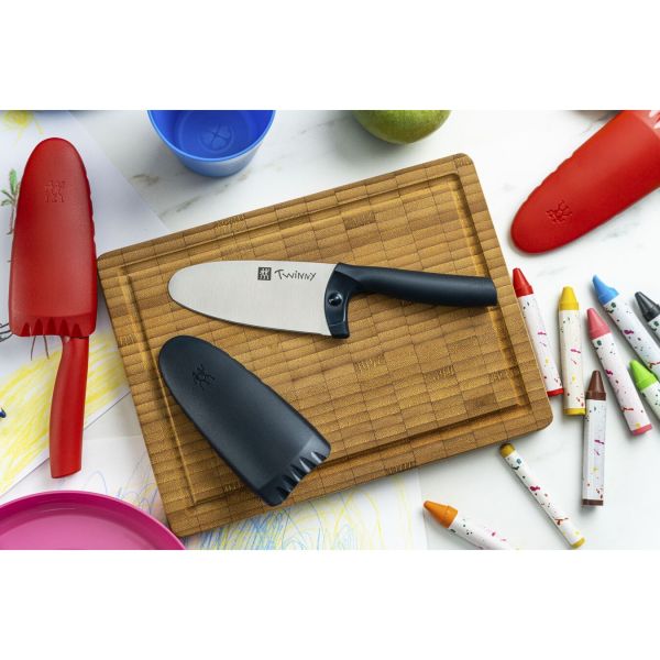 ZWILLING TWINNY Kinderkochmesser 10 cm, Blau Edelstahl ab 3 Jahren geeignet