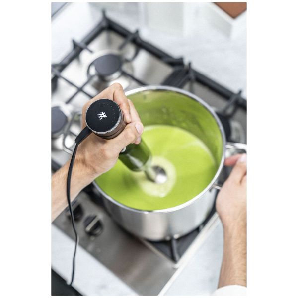 ZWILLING Enfinigy Stabmixer, DC Motor,Schwarz Winglet-Klinge Piranha-Zahnung