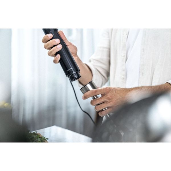 ZWILLING Enfinigy Stabmixer, DC Motor,Schwarz Winglet-Klinge Piranha-Zahnung