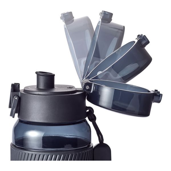 ZWILLING Bottle Trinkgläser Trinkflasche, 680 ml Tritan Schwarz