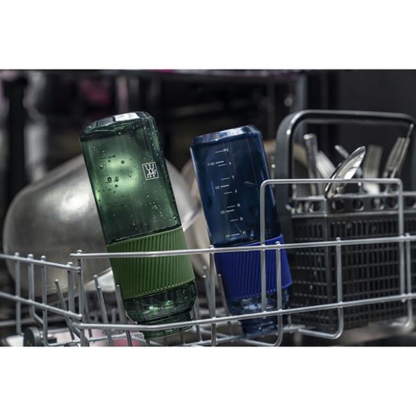 ZWILLING Bottle Trinkgläser Trinkflasche, 680 ml Tritan Dunkel-Grün