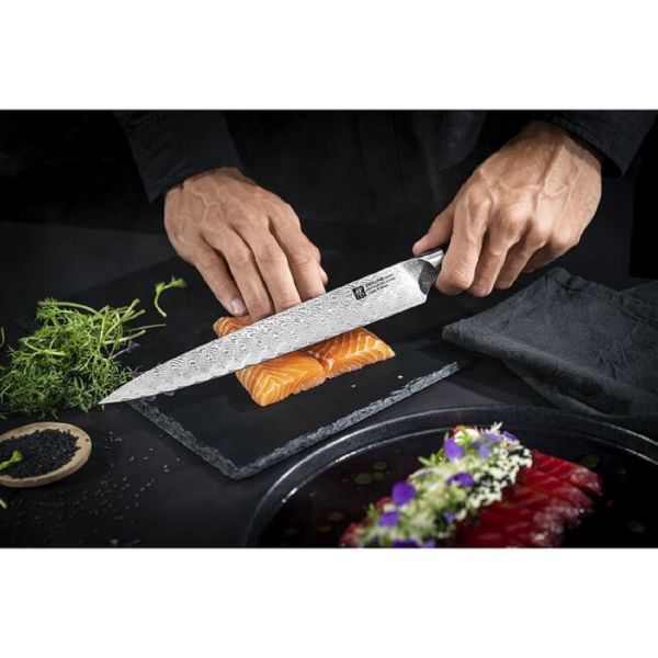 ZWILLING Tanrei Messer Fleischmesser, 23 cm Glattschliff Edler Micarta-Griff