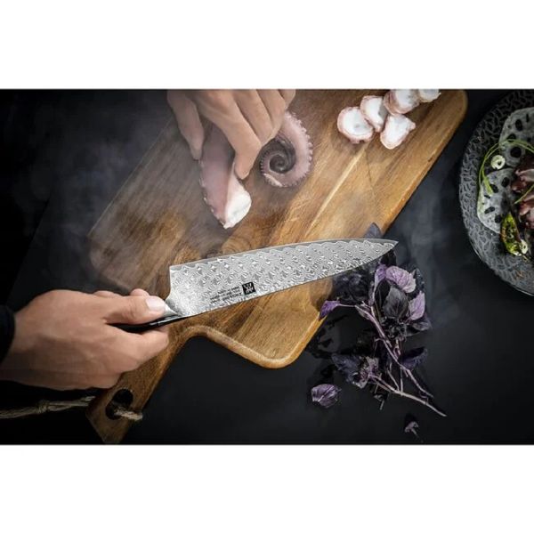 ZWILLING Tanrei Messer Kochmesser, 20 cm 101 Lagen ZWILLING Premium-Stahl