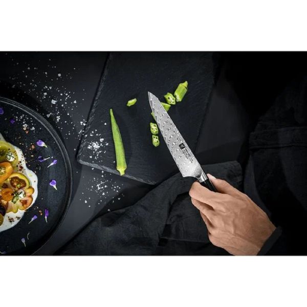 ZWILLING Tanrei Messer Kochmesser compact, 14 cm 101 Lagen Premium-Stahl