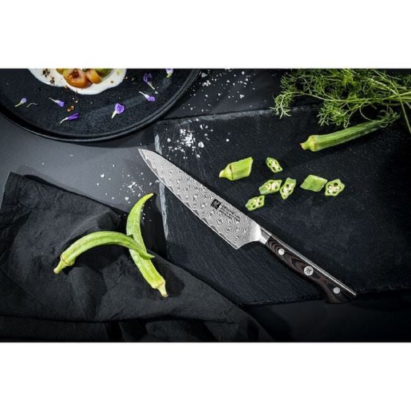 ZWILLING Tanrei Messer Kochmesser compact, 14 cm 101 Lagen Premium-Stahl
