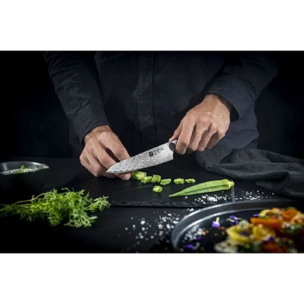 ZWILLING Tanrei Messer Kochmesser compact, 14 cm 101 Lagen Premium-Stahl