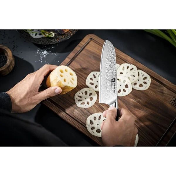 ZWILLING Tanrei Messer Santokumesser, 18 cm 101 Lagen Premium-Stahl