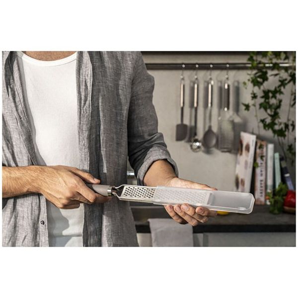 ZWILLING Pro Küchenhelfer Reibe, 38 cm Grau Zester Zwei-Wege-Reibtechnologie
