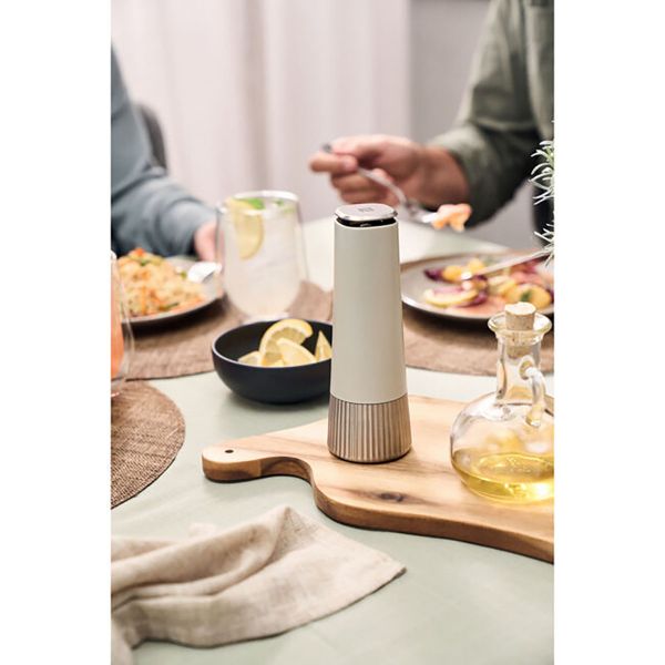 ZWILLING Spices Gewürze und Mühlen Gewürzmühle, 19 cm Elfenbein-Weiß