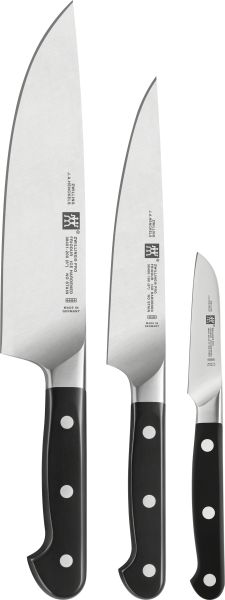 Zwilling® Pro Messerset 3 tlg. Küchenmesser Gemüsemesser Fleischmesser Kochmesser