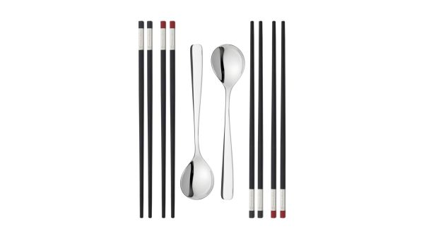 ZWILLING Essstäbchen Chopstick Set, 10-tlg mattiert/poliert no-color