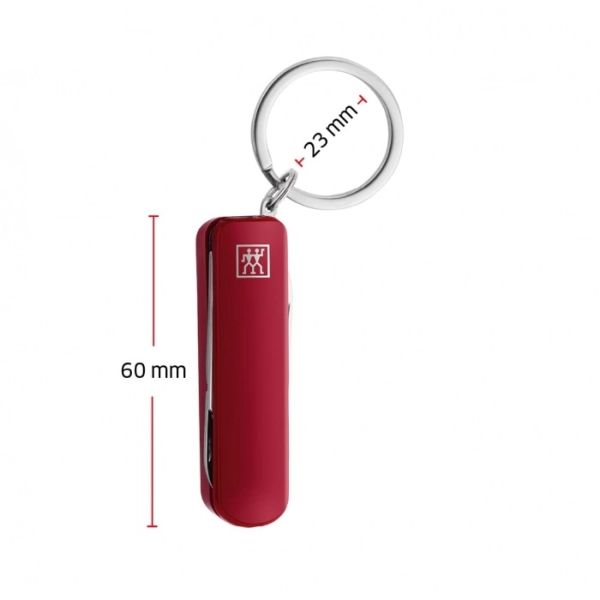 ZWILLING® Classic Inox Multi-Tool, rostfrei, rot 57 x 17 x 10 mm