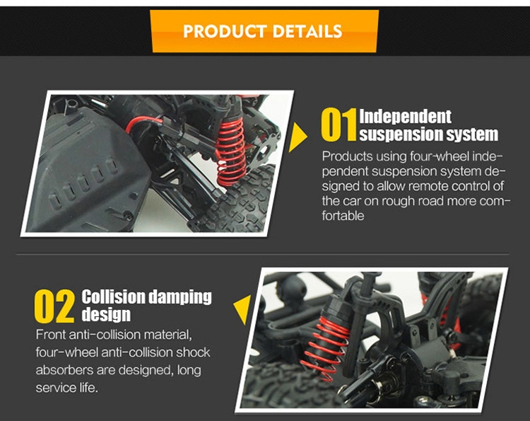 SUBOTECH BG1507 1/12 RC Rennwagen High Speed Driften 4WD 2,4G