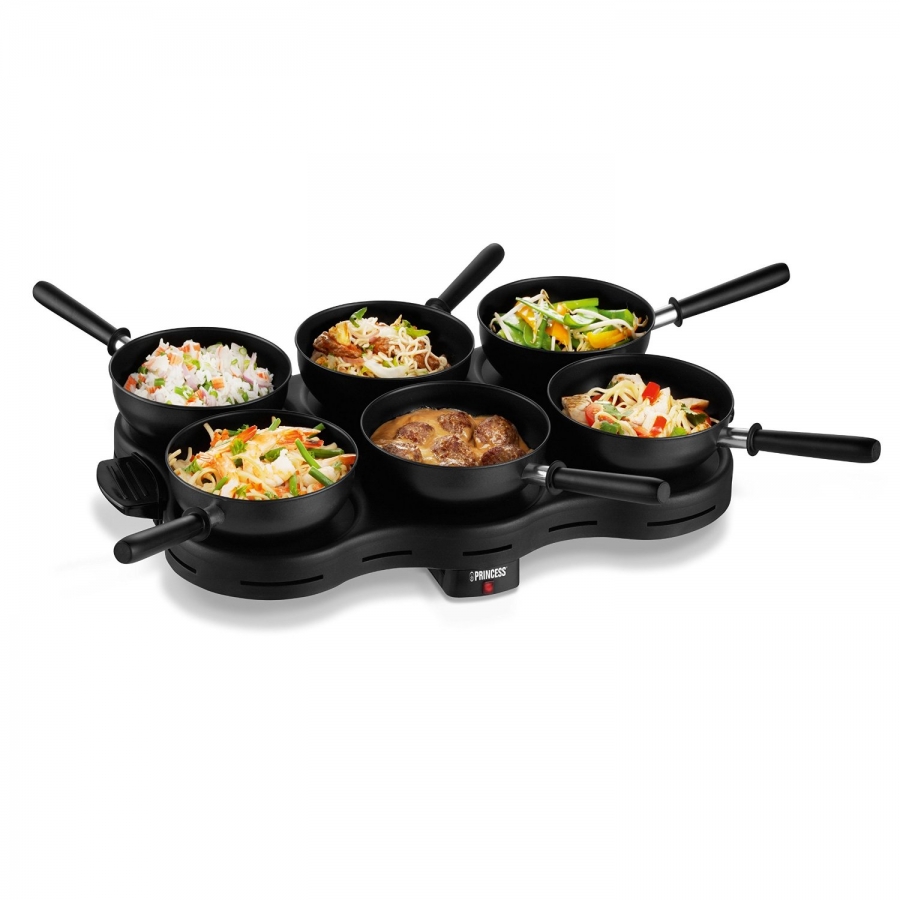 Princess Family Wonder Wok Raclette 2500 Watt Wokpfanne