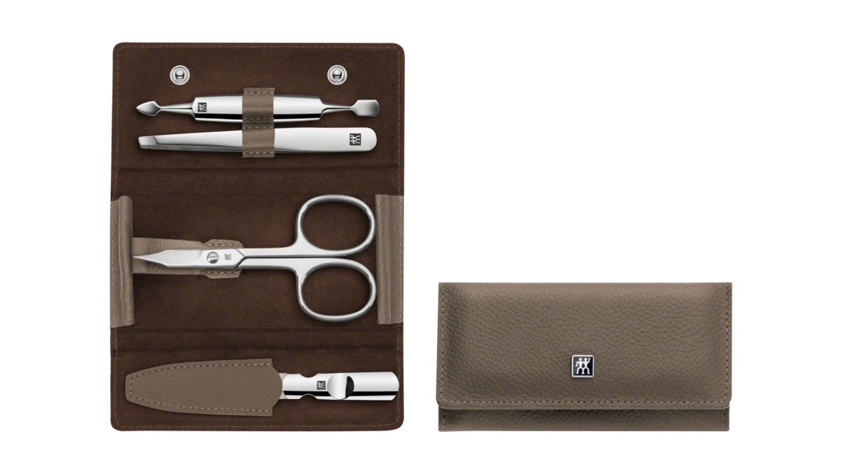 Maniküre ZWILLING HENCKELS Druckknopf-Etui Classic 4 tlg. fangofarbig J.A. Inox