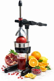 Professionelle Hand Saftpresse Zitruspresse Orangenpresse Granatapfelpresse Fruchtpresse Schwarz