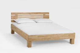 Massivholzbett Buche lackiert 90 x 200 cm Einzelbett Jugendbett