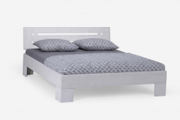 Massivholzbett Buche weiß lackiert 180 x 200 cm Doppelbett Schlafzimmer