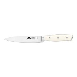 BALLARINI Savuto Fleischmesser, 16 cm Elfenbein-Weiß Glattschliff Ergonomischer Griff