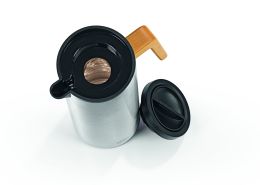 BEEM THERMAL JUG Isolierkanne - 1 L Edelstahl doppelwandiges Glaseinsatz