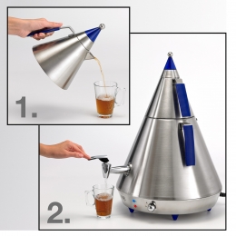 BEEM Samowar Pyramid A10 3000W 10liter Semaver Teebereiter Teekocher