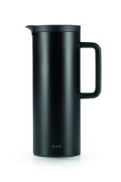 BEEM THERMAL JUG Isolierkanne 1 L - Schwarz matt doppelwandiges Glaseinsatz