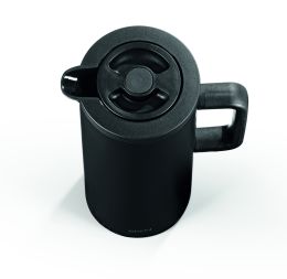 BEEM THERMAL JUG Isolierkanne 1 L - Schwarz matt doppelwandiges Glaseinsatz