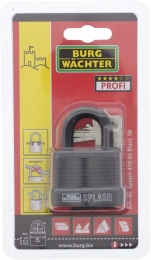 Burg-Wächter Vorhängeschloss 39981 Splash 470 45 Schloss Gehärteter Bügel Schwarz