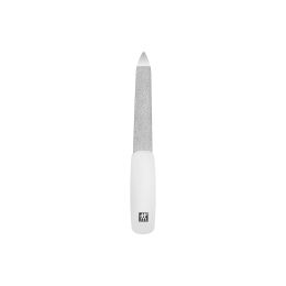 ZWILLING Saphir-Nagelfeile 90mm, weiß grob- und feinkörnigen Feilenflächen