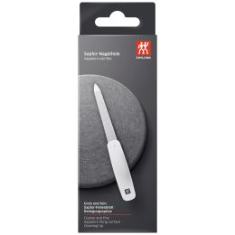 ZWILLING Saphir-Nagelfeile 130mm, weiß feinkörnigen Feilenflächen