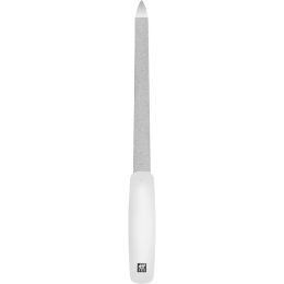 ZWILLING Saphir-Nagelfeile 160mm, weiß  mit grob- und feinkörnigen Feilenflächen